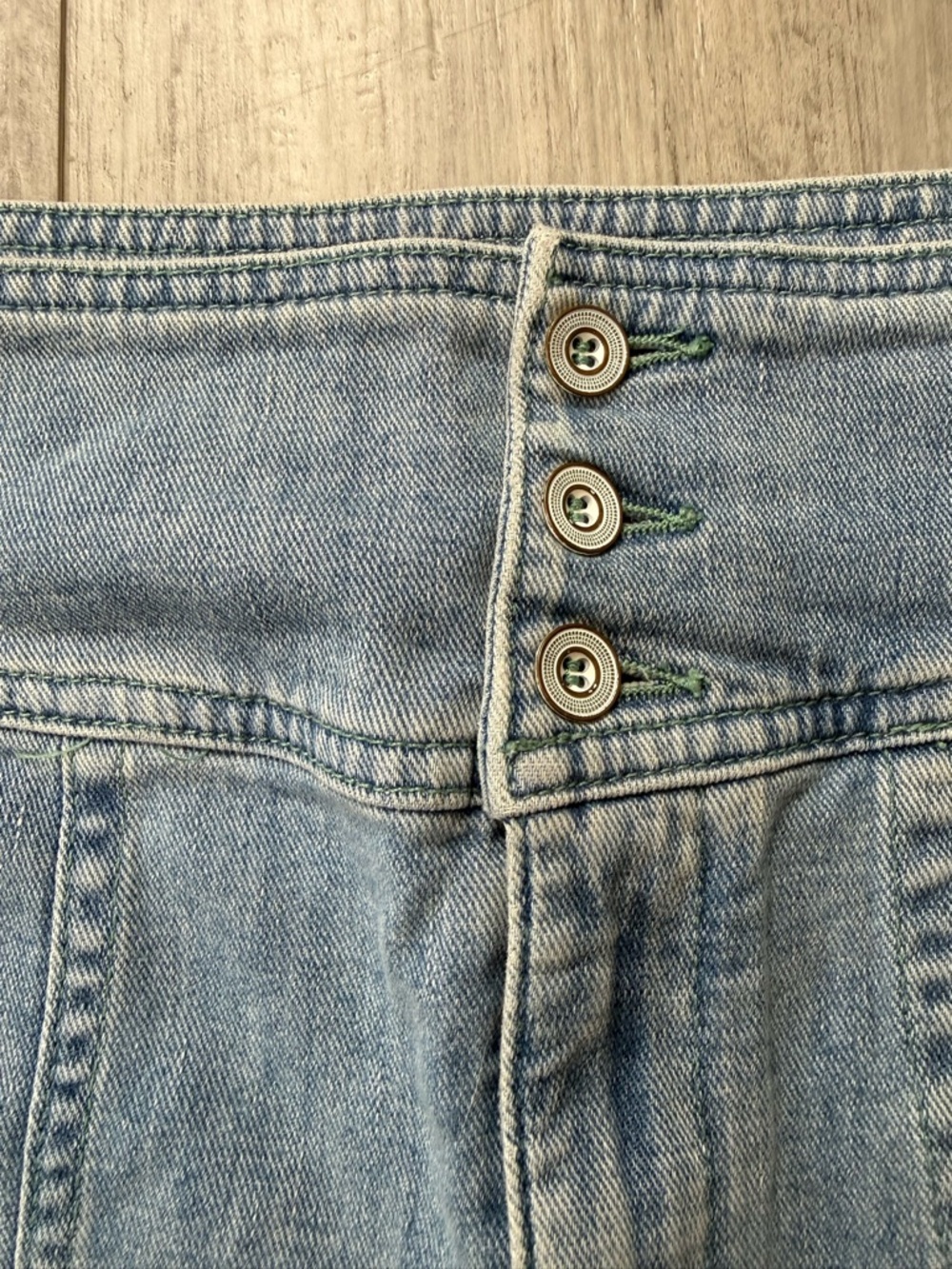 Pilcro & The Letterpress Anthropologie Jeans 29 High Rise Utility Crop Denim - Picture 5 of 15